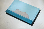 ◬ 紙造卡片套 ◬ 獅子山系列 - 海洋配色（淡藍色X海洋藍色）